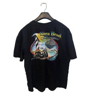 Harley-Davidson Nags Head North Carolina Mens Graphic T-Shirt Black 2XL